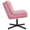 Fauteuil relaxant pivotant Rose 63 x 75 x 76 cm Velours 528780528780