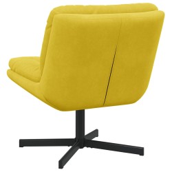 Fauteuil relaxant pivotant Jaune 63 x 75 x 76 cm Velours 528781528781