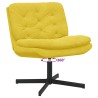 Fauteuil relaxant pivotant Jaune 63 x 75 x 76 cm Velours 528781528781