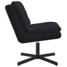 Fauteuil relaxant pivotant Noir 63 x 75 x 76 cm Velours 528782528782