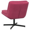 Fauteuil relaxant pivotant Bordeaux 63 x 75 x 76 cm Velours 528783528783