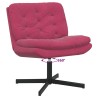 Fauteuil relaxant pivotant Bordeaux 63 x 75 x 76 cm Velours 528783528783