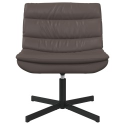 Chaise pivotante Marron 63 x 75 x 76 cm PU brillant 528784528784