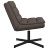 Chaise pivotante Marron 63 x 75 x 76 cm PU brillant 528784528784