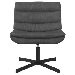 Chaise pivotante Noir 63 x 75 x 76 cm PU antique 528785528785