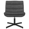 Chaise pivotante Noir 63 x 75 x 76 cm PU antique 528785528785