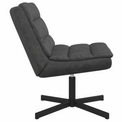 Chaise pivotante Noir 63 x 75 x 76 cm PU antique 528785528785