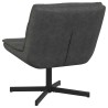Chaise pivotante Noir 63 x 75 x 76 cm PU antique 528785528785