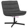 Chaise pivotante Noir 63 x 75 x 76 cm PU antique 528785528785