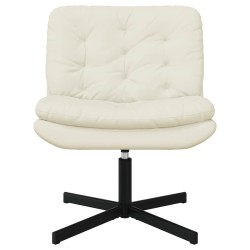 Fauteuil relaxant pivotant Crème 63 x 75 x 76 cm Velours 528786528786