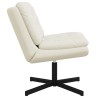 Fauteuil relaxant pivotant Crème 63 x 75 x 76 cm Velours 528786528786