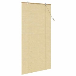 Store enrouleur avec des rideaux Nature 100 x 220 cm Bambou 528787528787