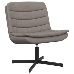 Chaise pivotante Taupe 63 x 75 x 76 cm tissu 528790528790