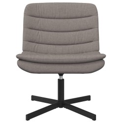 Chaise pivotante Taupe 63 x 75 x 76 cm tissu 528790528790