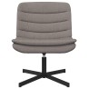 Chaise pivotante Taupe 63 x 75 x 76 cm tissu 528790528790