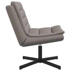 Chaise pivotante Taupe 63 x 75 x 76 cm tissu 528790528790