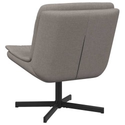 Chaise pivotante Taupe 63 x 75 x 76 cm tissu 528790528790