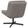 Chaise pivotante Taupe 63 x 75 x 76 cm tissu 528790528790