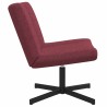 Chaise pivotante Bordeaux 63 x 75 x 76 cm tissu 528792528792