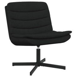 Chaise pivotante Noir 63 x 75 x 76 cm tissu 528793528793