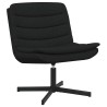 Chaise pivotante Noir 63 x 75 x 76 cm tissu 528793528793