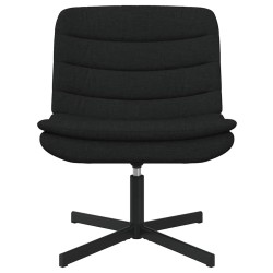 Chaise pivotante Noir 63 x 75 x 76 cm tissu 528793528793