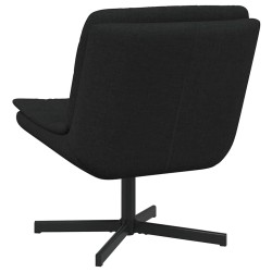 Chaise pivotante Noir 63 x 75 x 76 cm tissu 528793528793