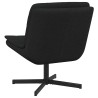 Chaise pivotante Noir 63 x 75 x 76 cm tissu 528793528793
