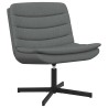 Chaise pivotante Gris foncé 63 x 75 x 76 cm tissu 528794528794