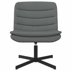 Chaise pivotante Gris foncé 63 x 75 x 76 cm tissu 528794528794