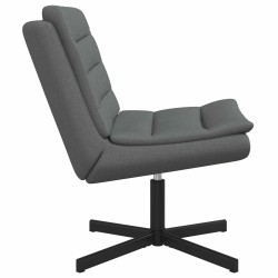 Chaise pivotante Gris foncé 63 x 75 x 76 cm tissu 528794528794