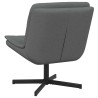 Chaise pivotante Gris foncé 63 x 75 x 76 cm tissu 528794528794