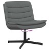 Chaise pivotante Gris foncé 63 x 75 x 76 cm tissu 528794528794