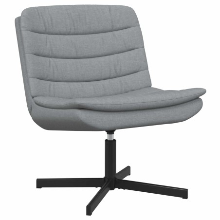Chaise pivotante Gris clair 63 x 75 x 76 cm tissu 528795528795