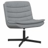 Chaise pivotante Gris clair 63 x 75 x 76 cm tissu 528795528795
