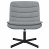 Chaise pivotante Gris clair 63 x 75 x 76 cm tissu 528795528795