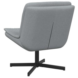 Chaise pivotante Gris clair 63 x 75 x 76 cm tissu 528795528795