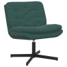 Fauteuil relaxant pivotant Vert foncé 63 x 75 x 76 cm Velours 528796528796