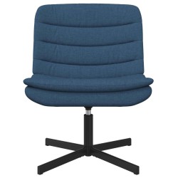 Chaise pivotante Bleu 63 x 75 x 76 cm tissu 528797528797