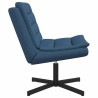 Chaise pivotante Bleu 63 x 75 x 76 cm tissu 528797528797
