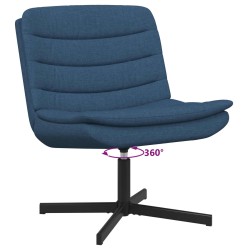Chaise pivotante Bleu 63 x 75 x 76 cm tissu 528797528797