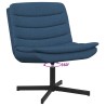 Chaise pivotante Bleu 63 x 75 x 76 cm tissu 528797528797