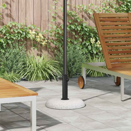 Pied de parasol 20,9kg Blanc Béton Rond 528799528799
