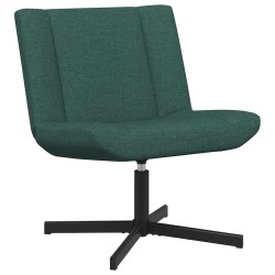 Chaise pivotante Vert foncé 63 x 75 x 76 cm tissu 528802528802
