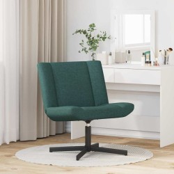 Chaise pivotante Vert foncé 63 x 75 x 76 cm tissu 528802528802