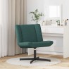 Chaise pivotante Vert foncé 63 x 75 x 76 cm tissu 528802528802