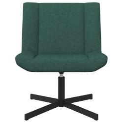 Chaise pivotante Vert foncé 63 x 75 x 76 cm tissu 528802528802