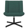 Chaise pivotante Vert foncé 63 x 75 x 76 cm tissu 528802528802