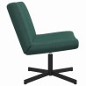 Chaise pivotante Vert foncé 63 x 75 x 76 cm tissu 528802528802