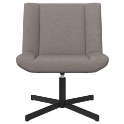 Chaise pivotante Taupe 63 x 75 x 76 cm tissu 528803528803